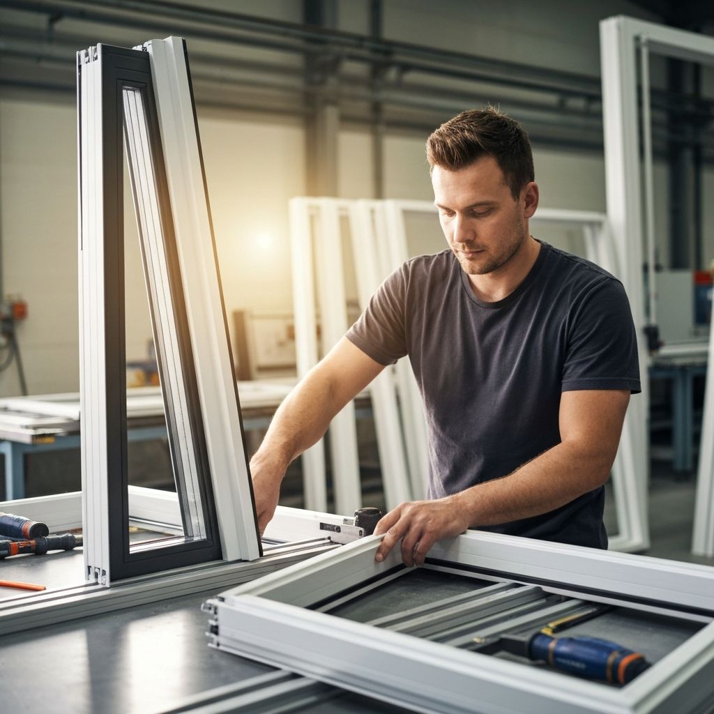 JP Aluminium workshop and craftsmanship