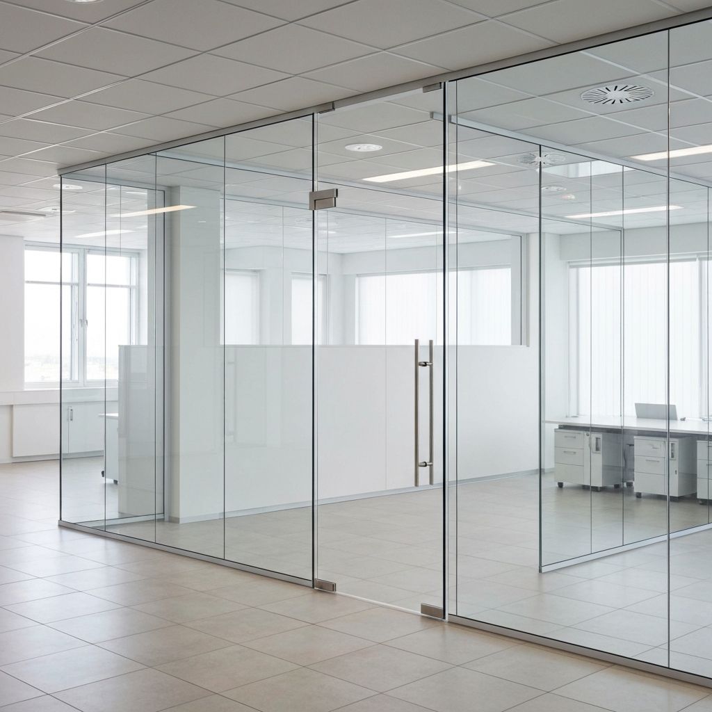 Office glass partitions